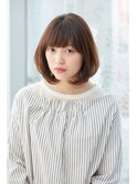 ナチュラルボブ×無造作&簡単スタイリング【瀧上丈司】
