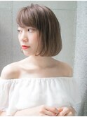 似合わせボブ アッシュベージュ