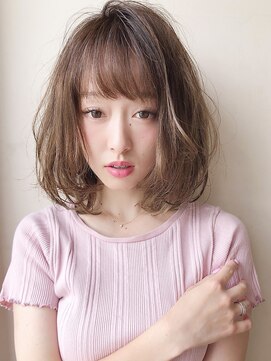 アグ ヘアー クレイン 宮崎店(Agu hair crane) 小顔ひし形シルエットグレージュハイライト