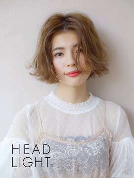 アーサス ヘアー デザイン つくば店(Ursus hair Design by HEADLIGHT) *Ursus*　ハイトーン×切りっぱなしボブ