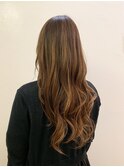 ハイライトで作るお洒落ロンググラデーションカラースタイル☆