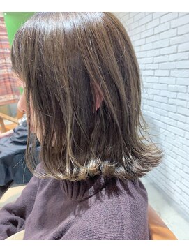 リノ 吉祥寺(Lino kichijoji) ミディアムロブ　透明感カラー　ユーレルム吉祥寺