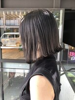 トルネード(TORNADO) 韓国風前下がりボブ 透明感グレージュカラー タンバルモリ