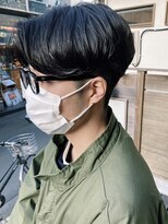 バイフィフス 原宿/表参道(by fifth)&nbsp;センターパートニュアンスパーマスパイラルパーマ刈り上げ