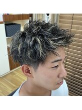 サンバス もりの里店(Sunbath) ツイスト&ハイライトメッシュ