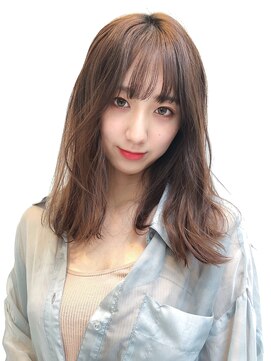 アイティー バイ アルバム 浦和店(IT by ALBUM) ゆるウェーブ_ホワイトアッシュエアリーミディ_88038