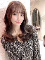 コア 銀座(COA)&nbsp;マロンベージュ/極細ハイライト/かきあげバング[銀座]