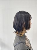 『odol和歌山』20代30代40代大人可愛いウルフ×インナーカラー