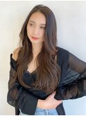〈藤間〉クアンクレイヤーかきあげセンターバング