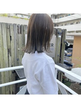 ミント(mint) オリーブグレー/オリーブグレージュ/オリーブ/ブリーチカラー