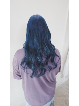 ボアップ(boappu) #ブルーカラー#夏カラー#ブリーチ#ケアブリーチ