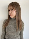 ナチュラルストレート