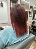 切りっぱなしボブ/エアリーロング/美髪/ピンクブラウン[稲毛]