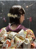 フィンガーウェーブへア