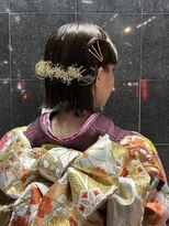 バサラ 渋谷店(VASARA)&nbsp;フィンガーウェーブへア/着物