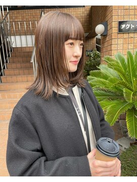 蜃気楼 (((蜃気楼)))ミントベージュとレイヤースタイル