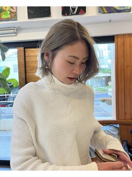 ツネ ヘアアンドヘッドスパ(TsuNE hair&head spa) ハイトーンボブ