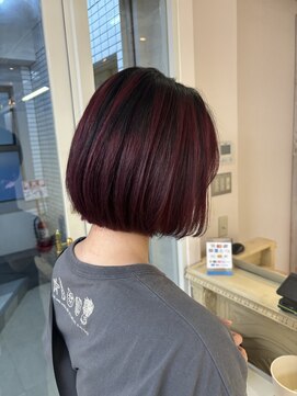 アフィナー 上大岡(Afinar) 全頭ブリーチから作るシャドールーツ