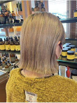 オーガニックマインド 坂戸 鶴ヶ島(organic+mind) 30代40代ダブルカラーミルクティアッシュデザインカラー透け感