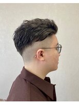 プライ(Pri)&nbsp;メンズ　刈り上げナチュラルパーマ　20代/30代/40代/50代