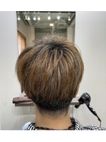 アオ(a-o) メンズカット　ツーブロック