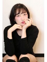 ポルコ(porco.)&nbsp;20代30代40代前髪黒髪イメチェンアンブレラカラーこなれミディ