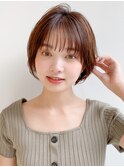 前髪 ネビージュ ボブルフ 黒髪 ワンレン 小顔 "
