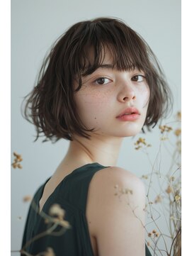ラナ 新宿(lana) ボブレイヤー/顔まわり/シースルーバング【lana hair 新宿】