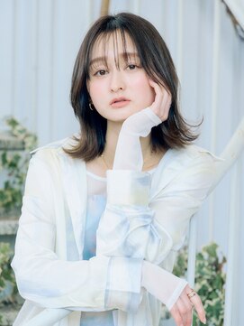 アビエブラン 若江岩田(abije blanc) ふんわりレイヤーボブ