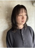 レイヤーカット×マットカラー