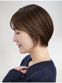 表参道白髪ぼかし髪質改善カラーウルフショートボブ40代50代60代
