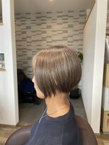 ハレウミヘアー 阿見(ハレウミhair)&nbsp;阿見町/ショートカット/耳かけボブ/白髪染め/白髪/ヘッドスパ