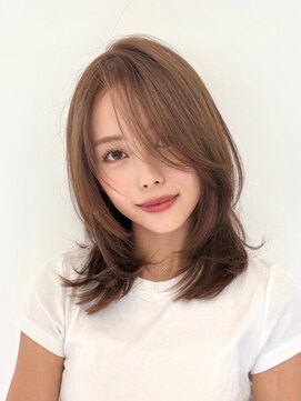 ルージュシー 堀江(RU10C) レイヤー/ウルフ/ブリーチなしダブルカラー