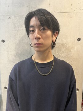 リベルテ グリット(Liberte Grit) センターパートメンズマッシュ黒髪ショート10代20代人気