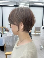 ビューナゴヤ 名駅(VIEW NAGOYA)&nbsp;ショート/オリーブカラー/髪質改善/白髪ぼかし/小顔