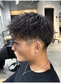 アップバング/ツイストスパイラル/刈り上げ