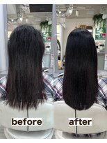 シゲ 自由が丘店(SHIGE) 乾かすだけでまとまる地毛風髪質改善ストレート40代50代縮毛矯正