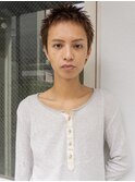 スパイキーショートメンズショートパーマ短髪パーマショート