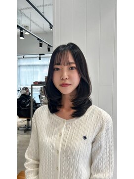 ビューバイネオリーブ 用賀店(Beau'r by neolive) ミルクティーブロンドデジタルパーマワンホンレイヤー［用賀］