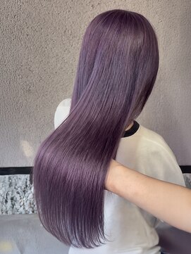 サラジュ 仁川店(SARAJU) 【ブリーチ特化】グレーラベンダー×色落ち綺麗