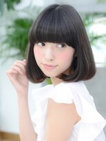 ソシエ アヴェダ さいたま新都心店(SOCIE AVEDA)&nbsp;大人可愛いワンカールボブ［さいたま新都心駅/髪質改善]