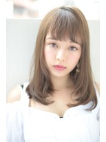 ビッケ(Vicke)&nbsp;【Vicke渋谷】外国人風ブルージュ☆ゆるふわセミディ