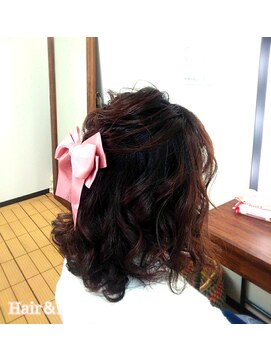 ヘアーアンドメイク ディライト(Hair&Make Delight) ハーフアップ