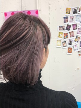 ノラ シンディ(NORA CYNDY) パープル×ペールピンクパープルインナーカラー☆