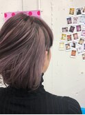 パープル×ペールピンクパープルインナーカラー☆
