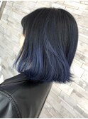 ネイビーブルーグラデーション