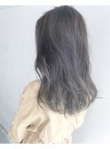 【Marl】ダークグレージュカラーの無造作セミロング♪