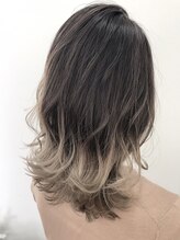 アンド ヘアードレス(and hair dress) ＊切りっぱなし風＋グラデーション＊