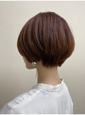 【大阪 天王寺】ショート×ピンクベージュ