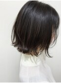 切りっぱなしボブ_外ハネ